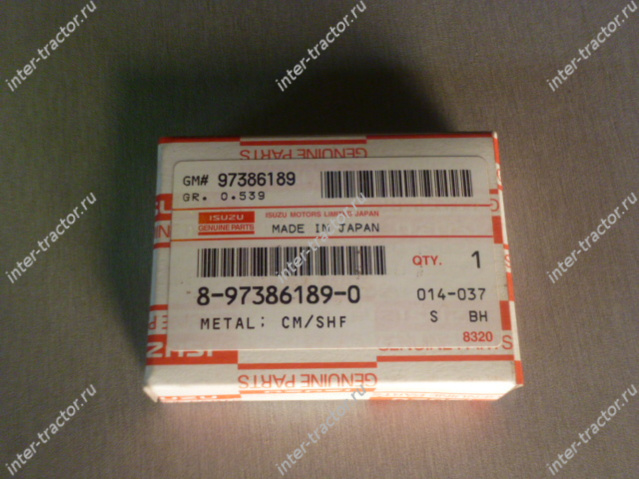 8973861890:Вкладыш распредвала узкий b=16мм (1шт), 8973569390 8973861890:Вкладыш распредвала узкий b=16мм (1шт), 8973569390